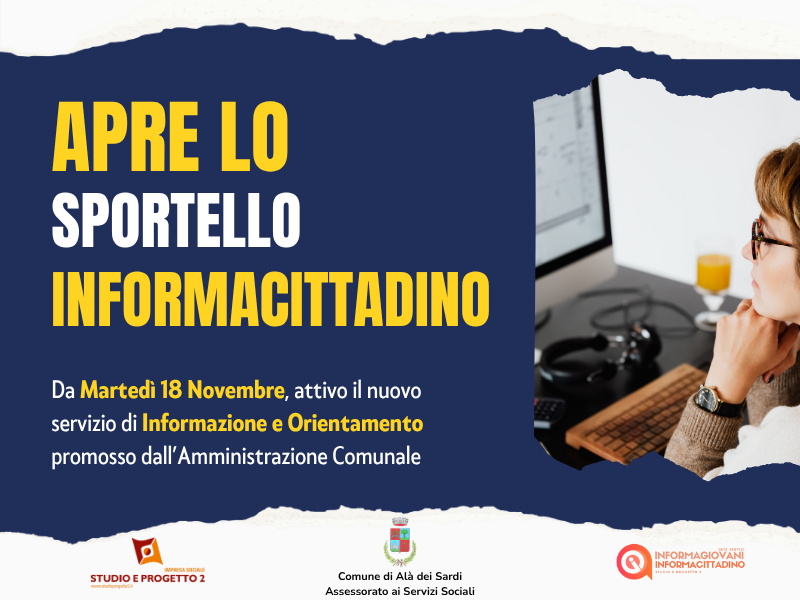 APRE L’INFORMACITTADINO AD ALร DEI SARDI