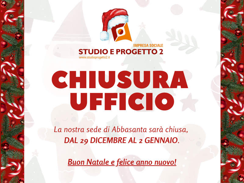 CHIUSURA UFFICIO PER FESTIVITร